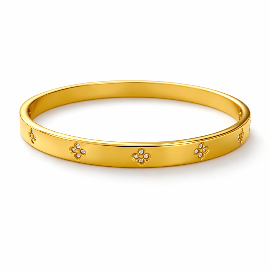 Amélie Armband – Edelstahl mit 18K Goldvergoldung – Femmes Collection | Alextra Jewelry