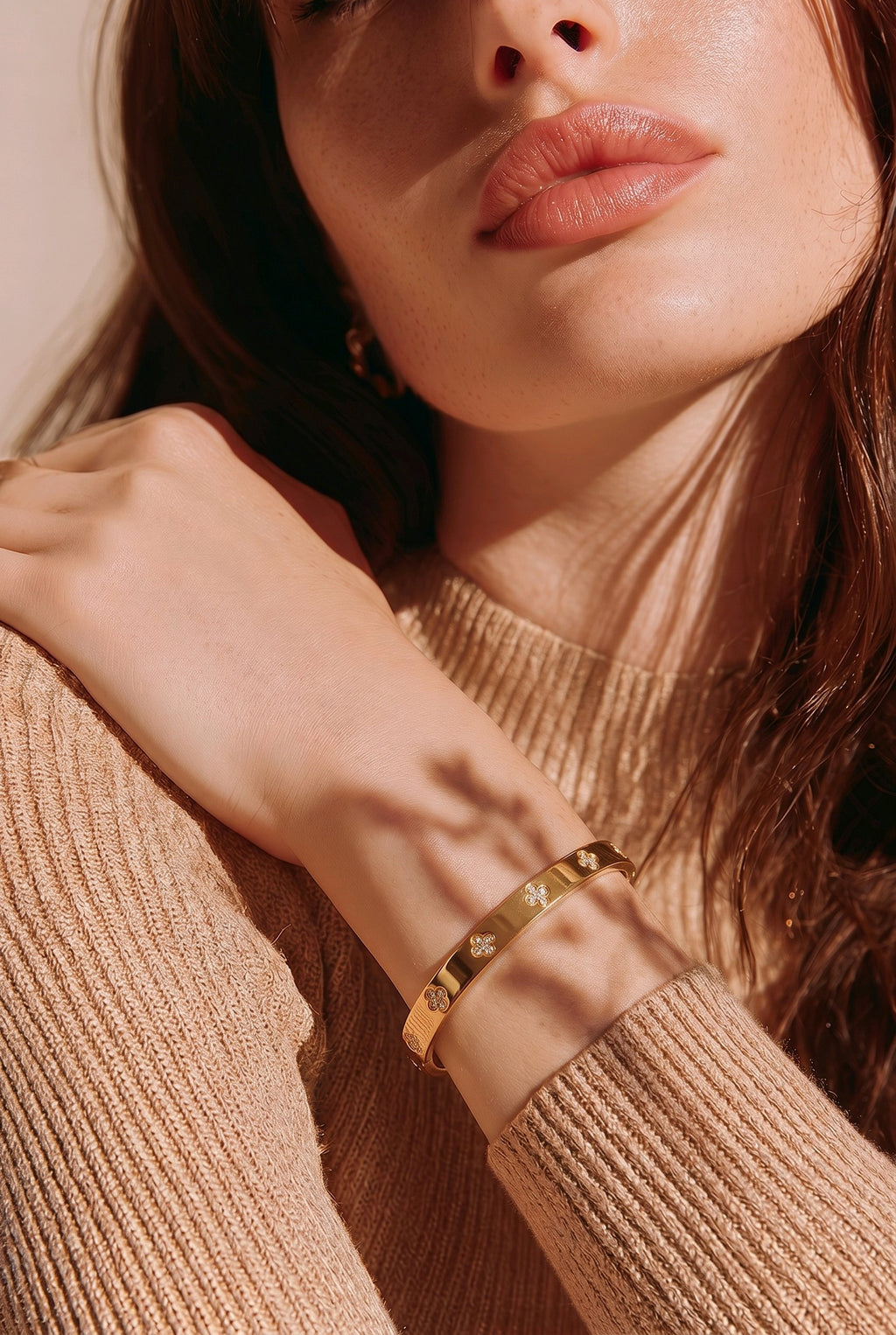 Amélie Armband – Edelstahl mit 18K Goldvergoldung – Femmes Collection | Alextra Jewelry