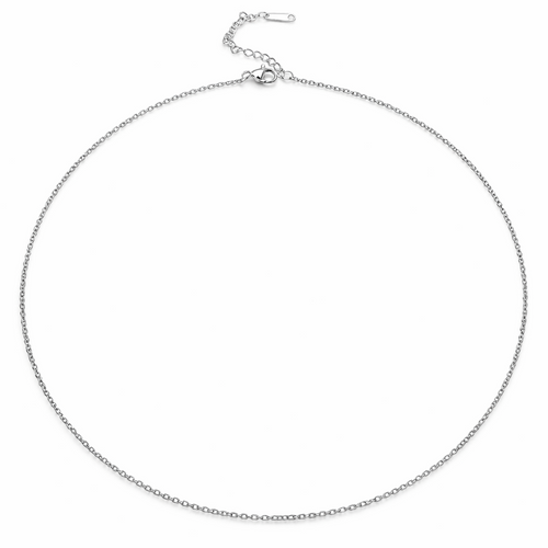 Câble Kette – Edelstahl in silberfarbener Ausführung – Kabelkette | Alextra Jewelry