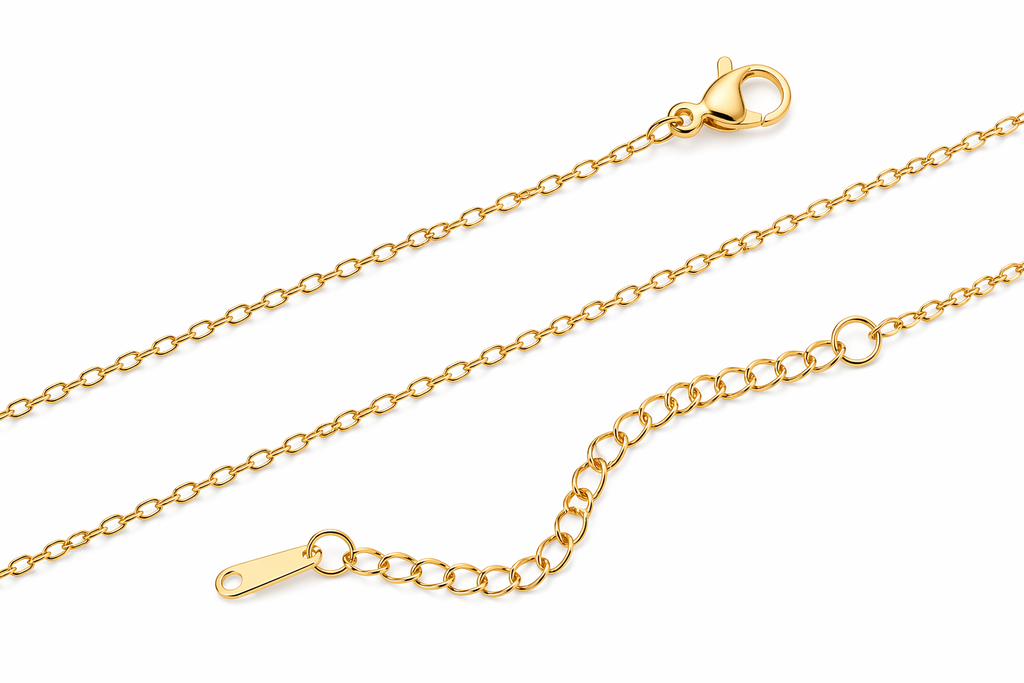 Câble Kette – Edelstahl mit 18K Goldvergoldung – Kabelkette | Alextra Jewelry