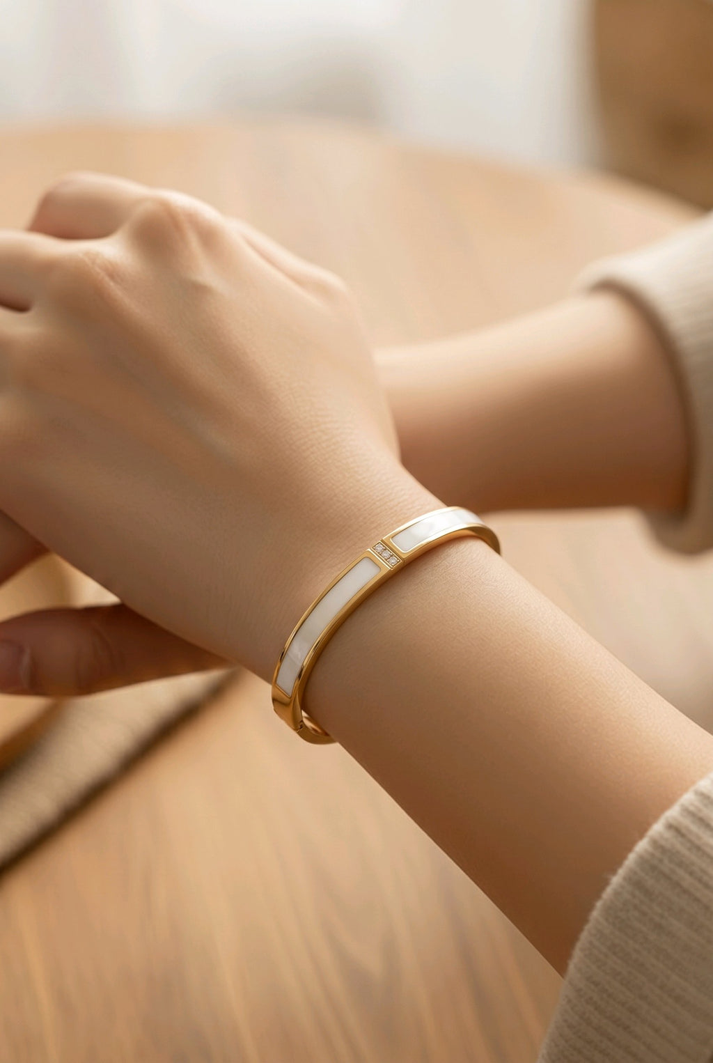 Céleste Armband – Edelstahl mit 18K Goldvergoldung – Femmes Collection | Alextra Jewelry