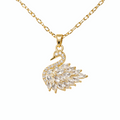 Cygne Éternel Collier – Edelstahl mit 18K Goldvergoldung – Schwan Anhänger Gold | Alextra Jewelry