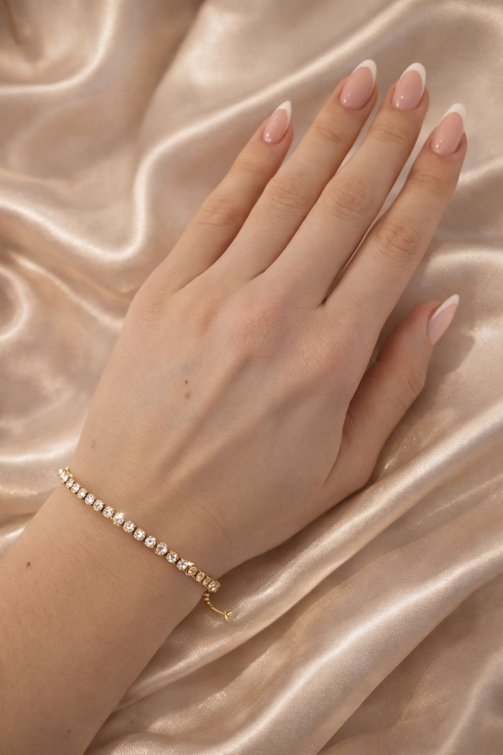 Éclat Armband – Edelstahl mit 18K Goldvergoldung oder in silberfarbener Ausführung – Tennisarmband | Alextra Jewelry
