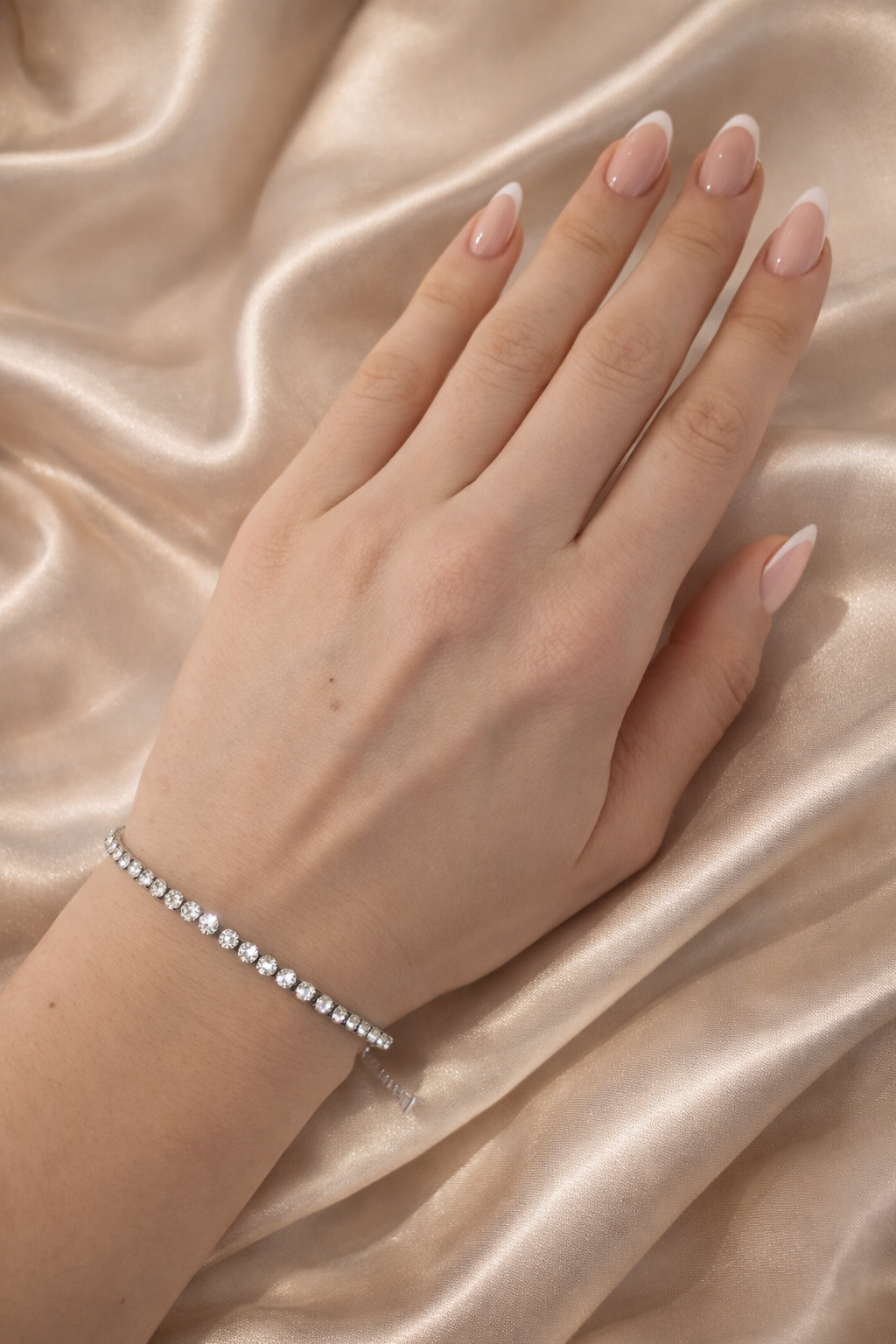 Éclat Armband – Edelstahl mit 18K Goldvergoldung oder in silberfarbener Ausführung – Tennisarmband | Alextra Jewelry
