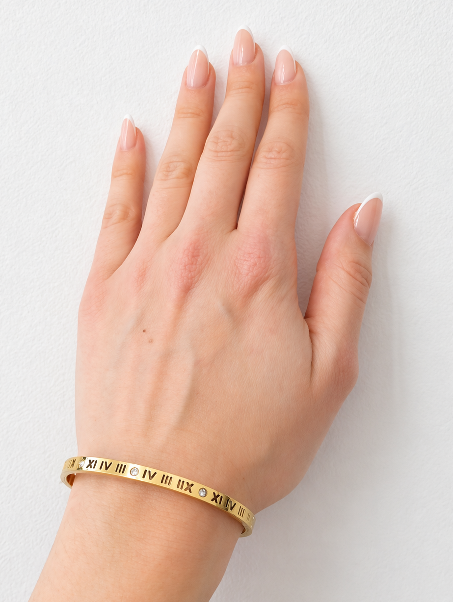Élise Armband – Edelstahl mit 18K Goldvergoldung oder in silberfarbener Ausführung – Femmes Collection | Alextra Jewelry
