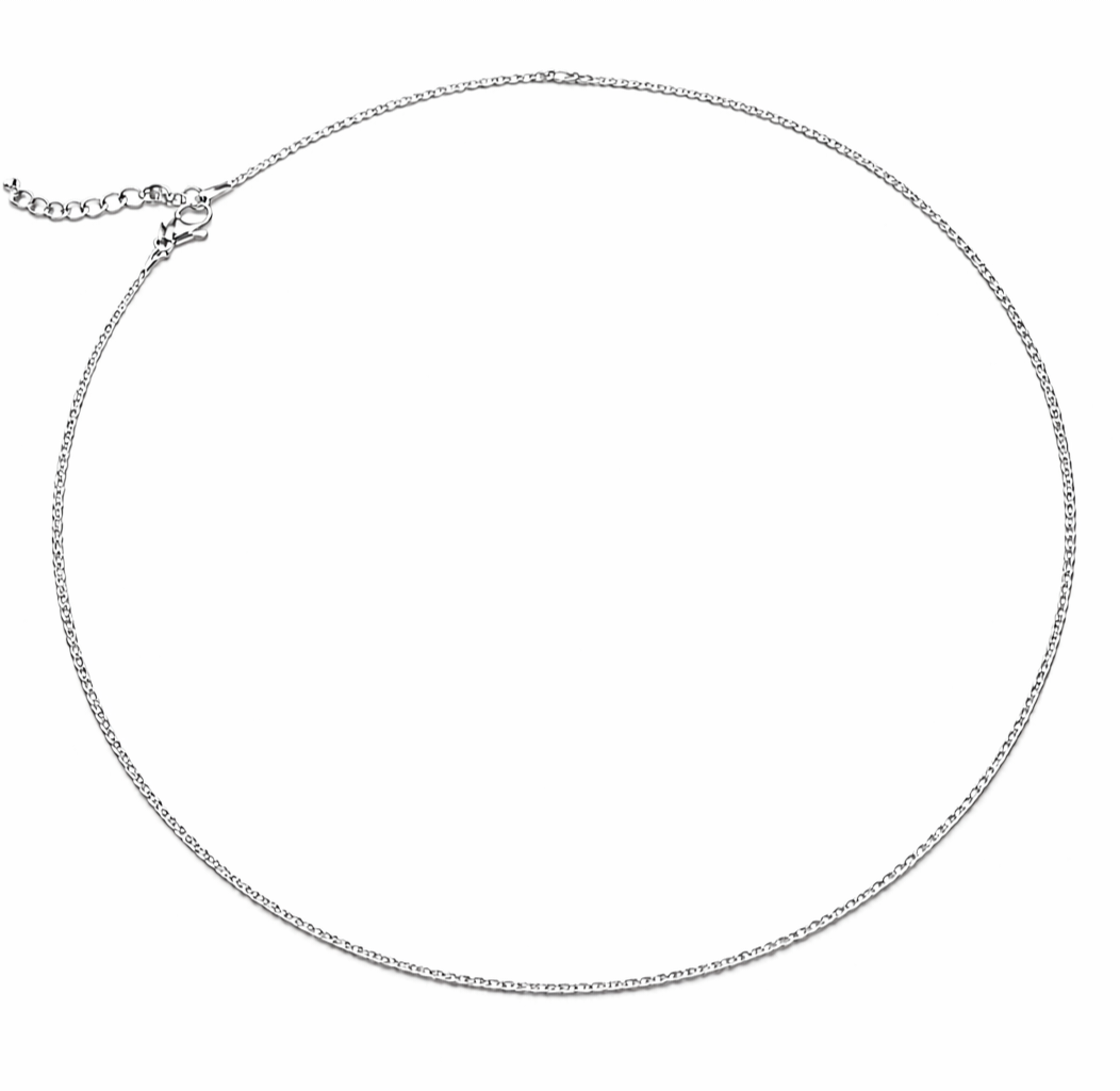 Gourmette Kette – Edelstahl in silberfarbener Ausführung – Panzerkette | Alextra Jewelry