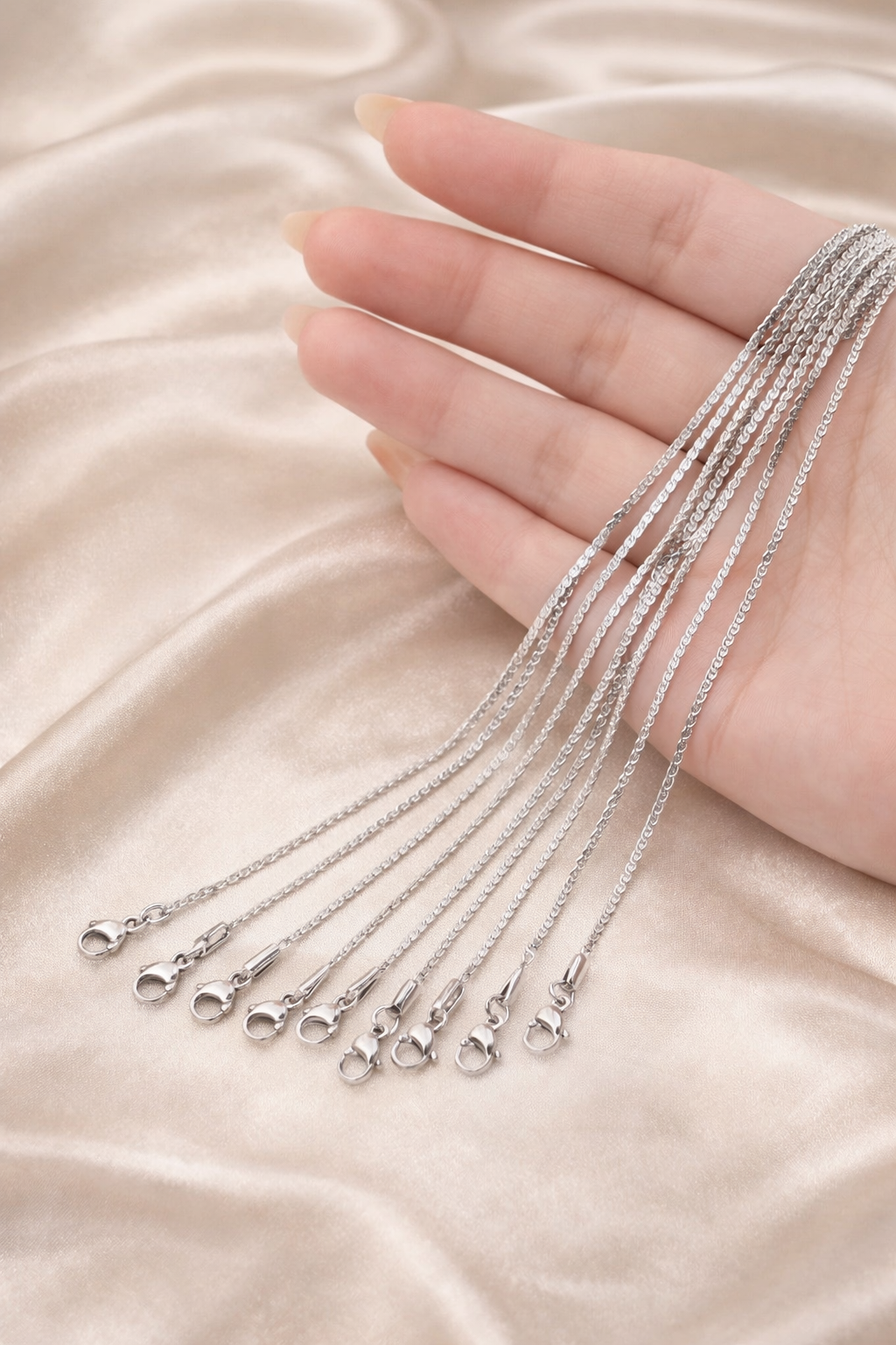 Gourmette Kette – Edelstahl in silberfarbener Ausführung – Panzerkette | Alextra Jewelry