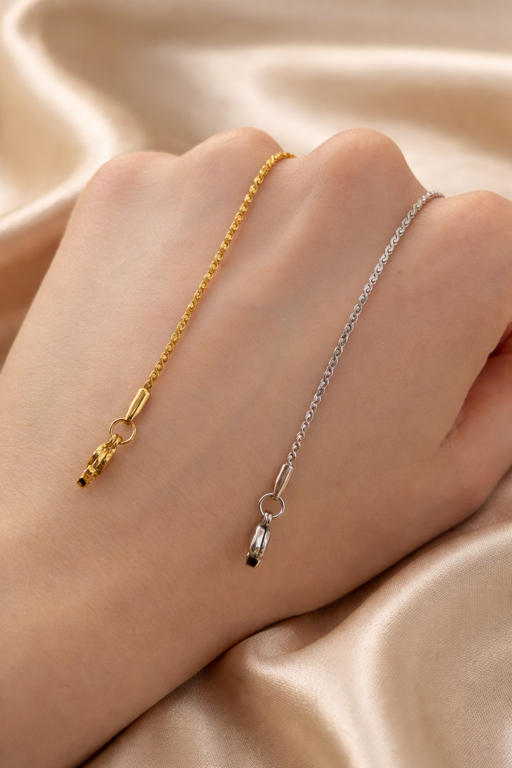 Gourmette Kette – Edelstahl mit 18K Vergoldung und in silberfarbener Ausführung – Panzerkette | Alextra Jewelry
