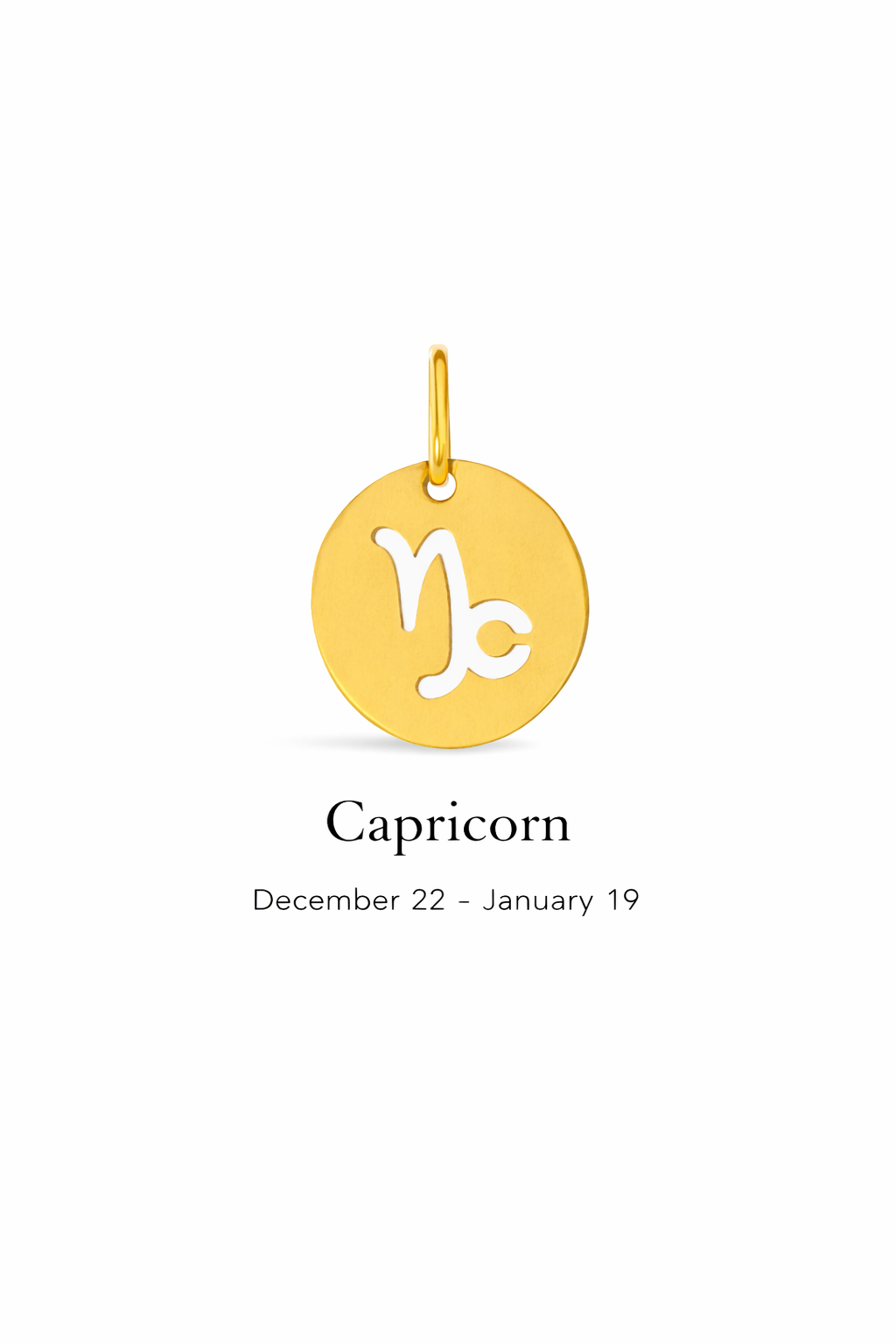 Sternzeichen Münz-Anhänger