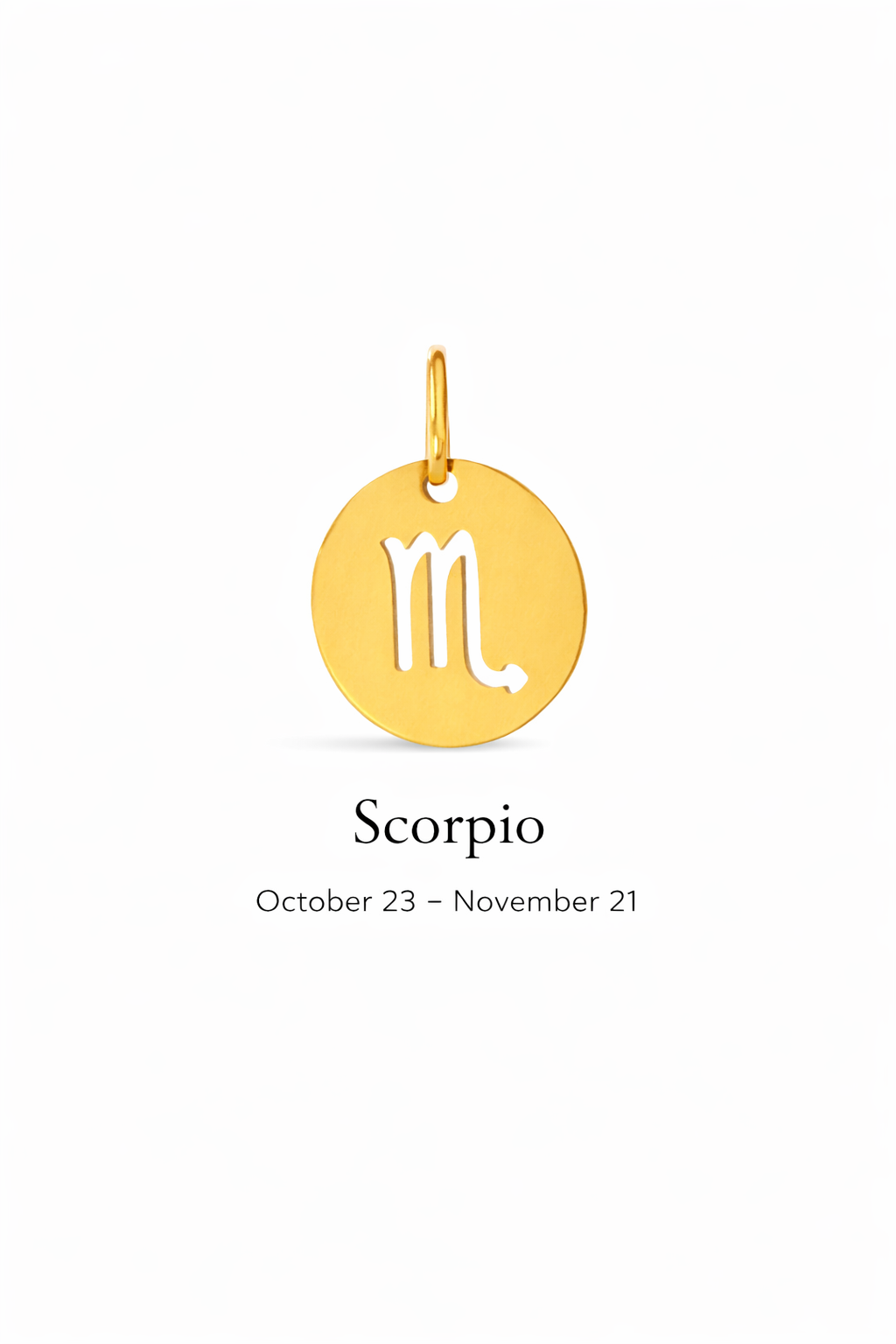 Sternzeichen Münz-Anhänger