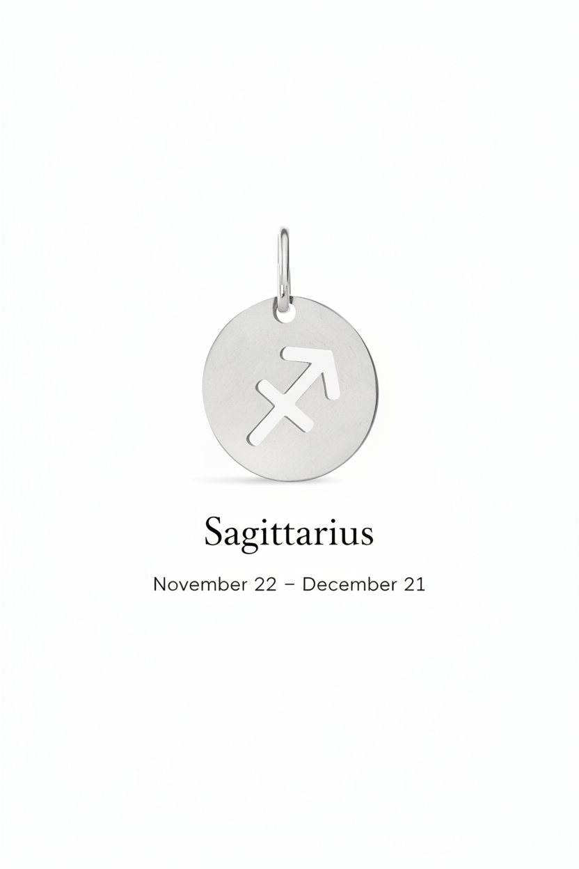 Sternzeichen Münz-Anhänger
