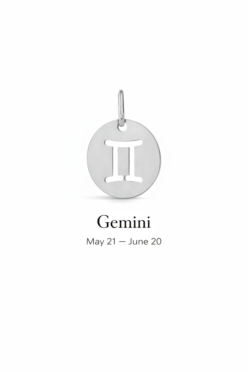 Sternzeichen Münz-Anhänger