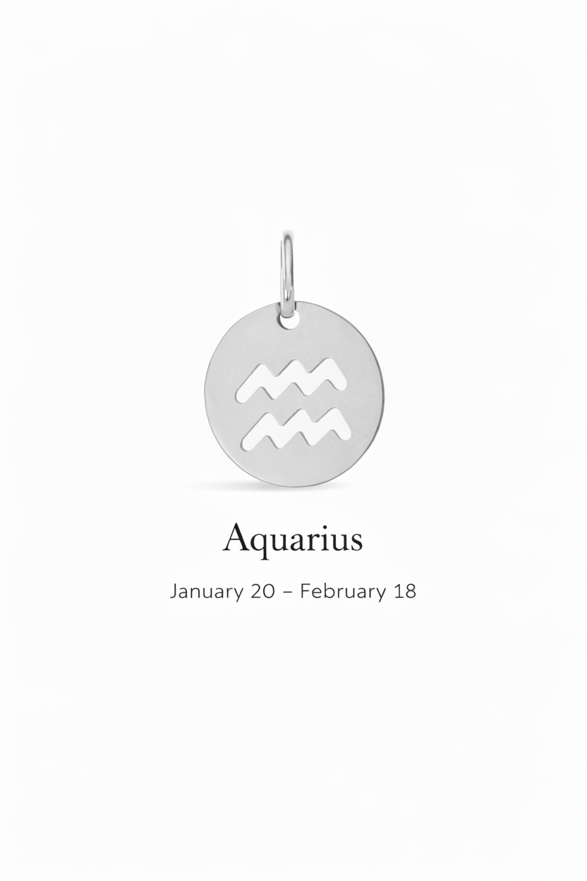 Sternzeichen Münz-Anhänger