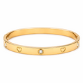 Juliette Armband – Edelstahl mit 18K Goldvergoldung oder in silberfarbener Ausführung – Femmes Collection | Alextra Jewelry