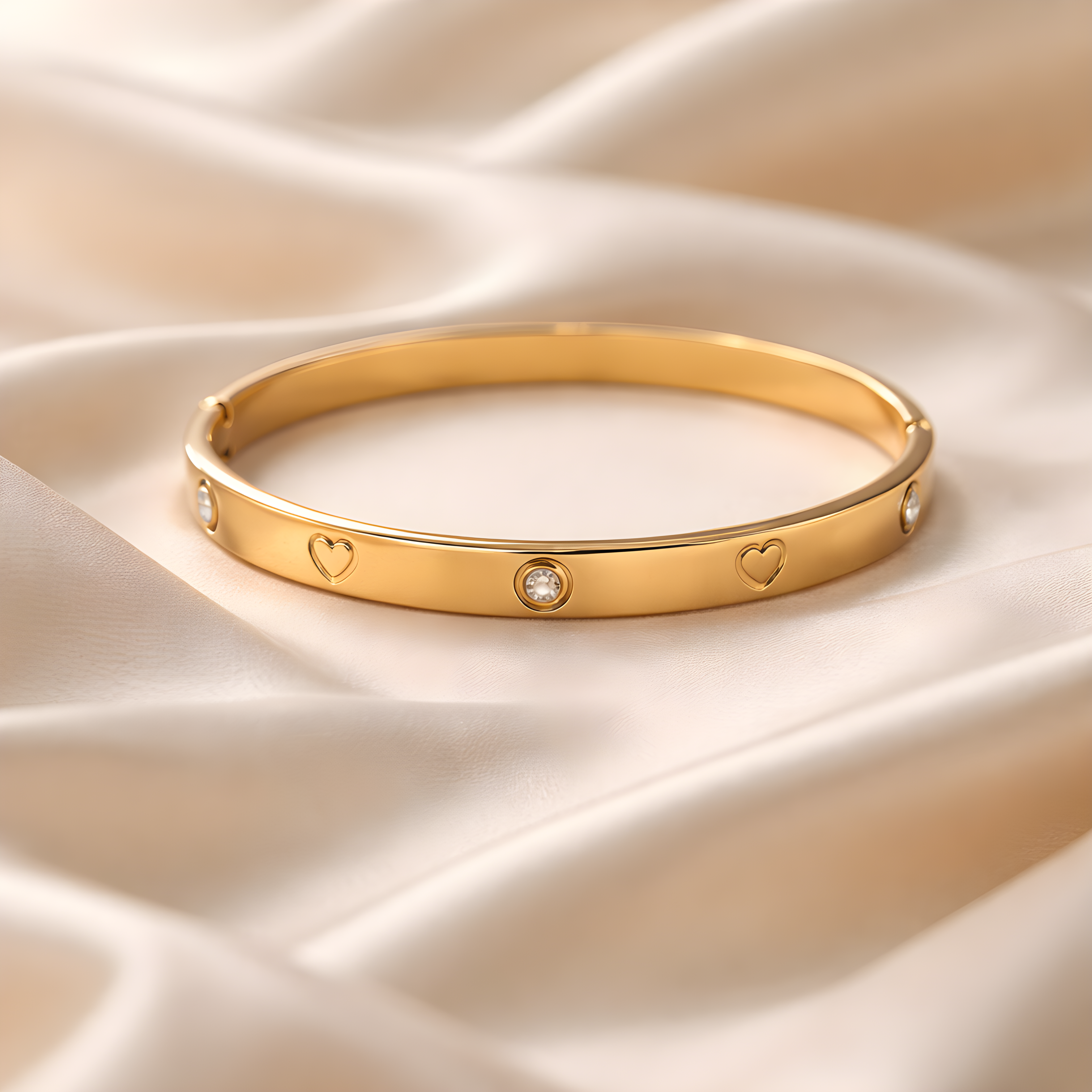 Juliette Armband – Edelstahl mit 18K Goldvergoldung oder in silberfarbener Ausführung – Femmes Collection | Alextra Jewelry