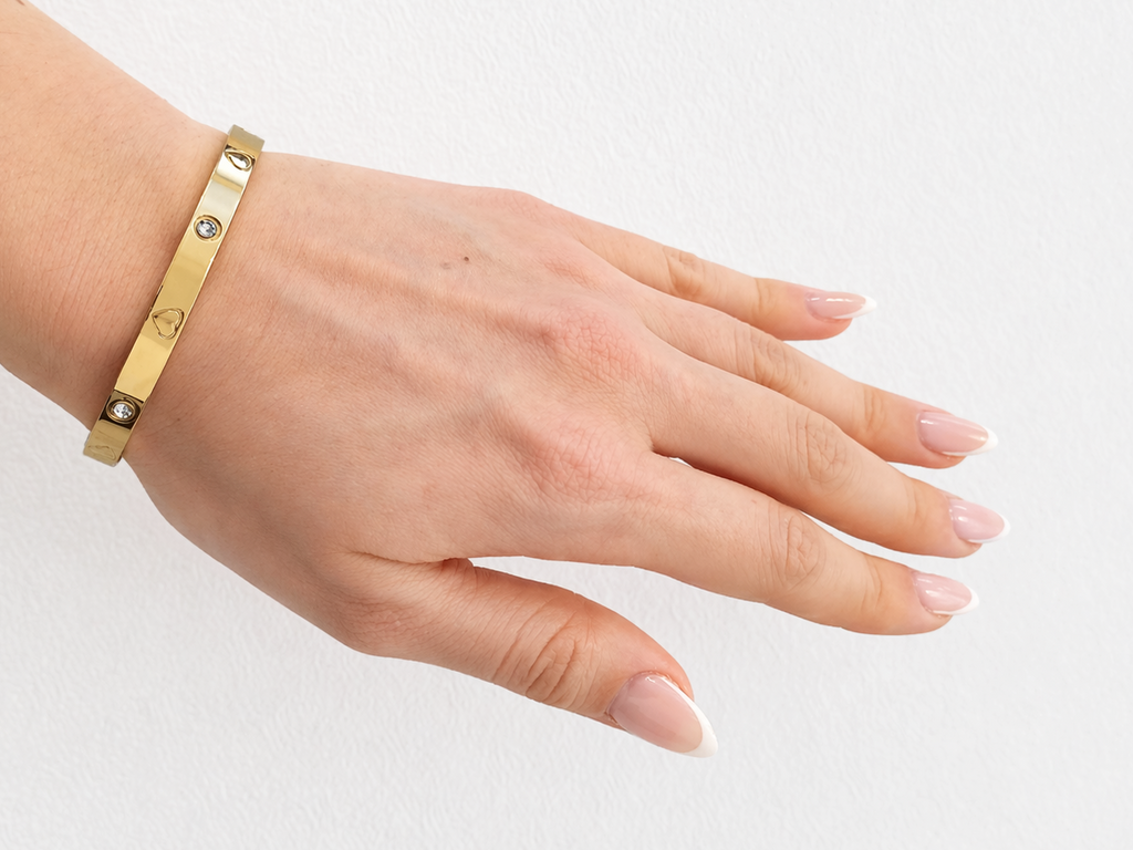 Juliette Armband – Edelstahl mit 18K Goldvergoldung oder in silberfarbener Ausführung – Femmes Collection | Alextra Jewelry