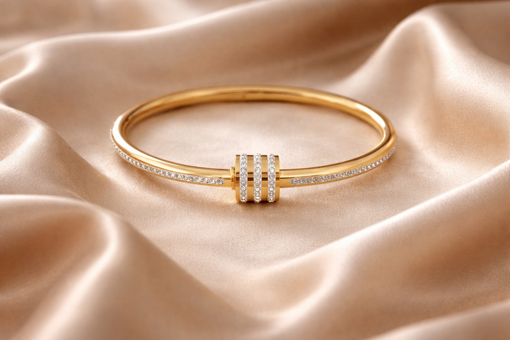 Léonie Armband – Edelstahl mit 18K Goldvergoldung oder in silberfarbener Ausführung – Femmes Collection | Alextra Jewelry