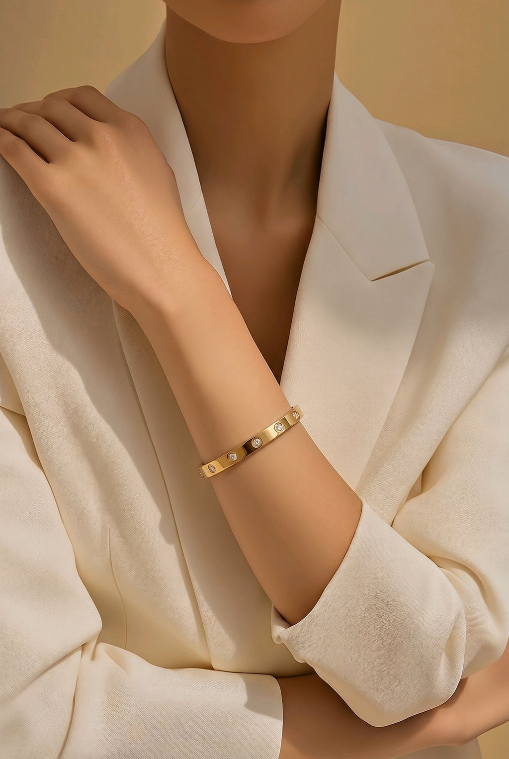 Margot Armband – Edelstahl mit 18K Goldvergoldung oder in silberfarbener Ausführung – Femmes Collection | Alextra Jewelry