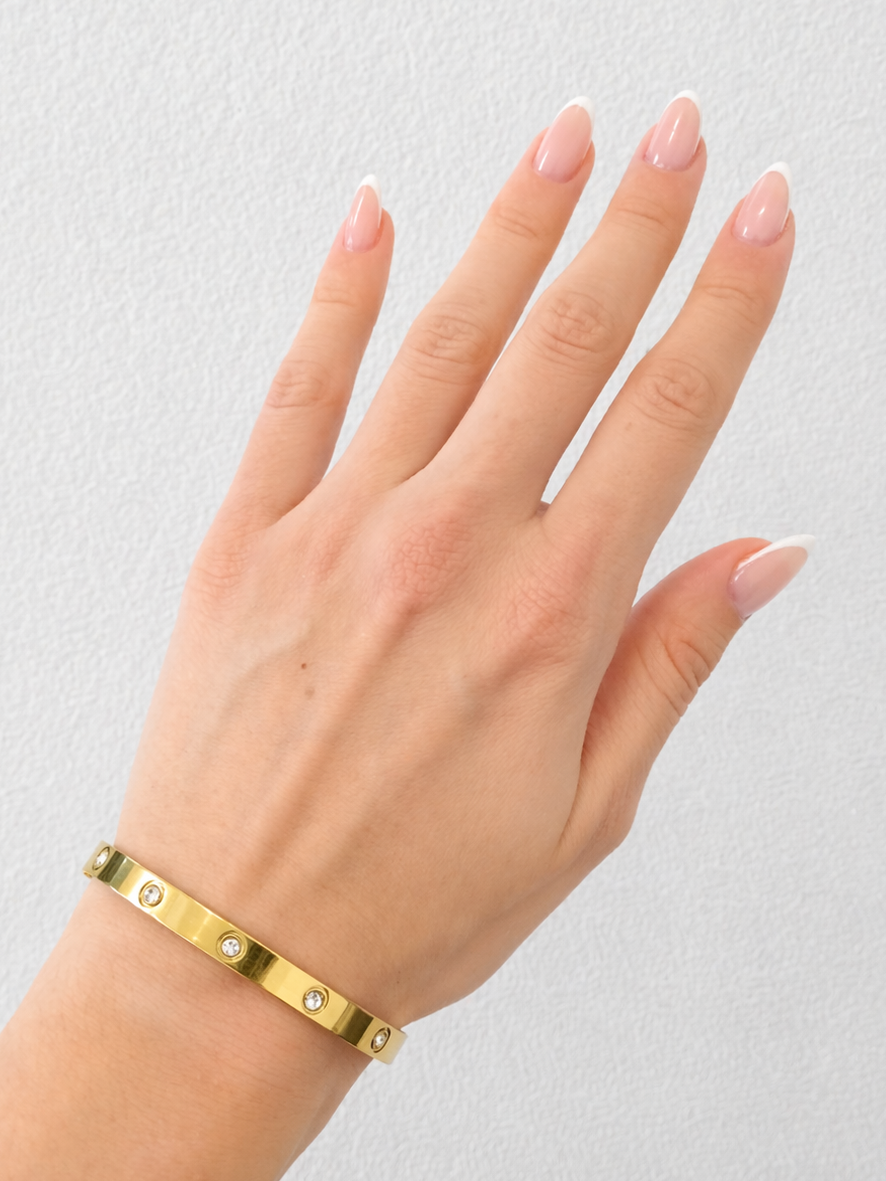 Margot Armband – Edelstahl mit 18K Goldvergoldung oder in silberfarbener Ausführung – Femmes Collection | Alextra Jewelry