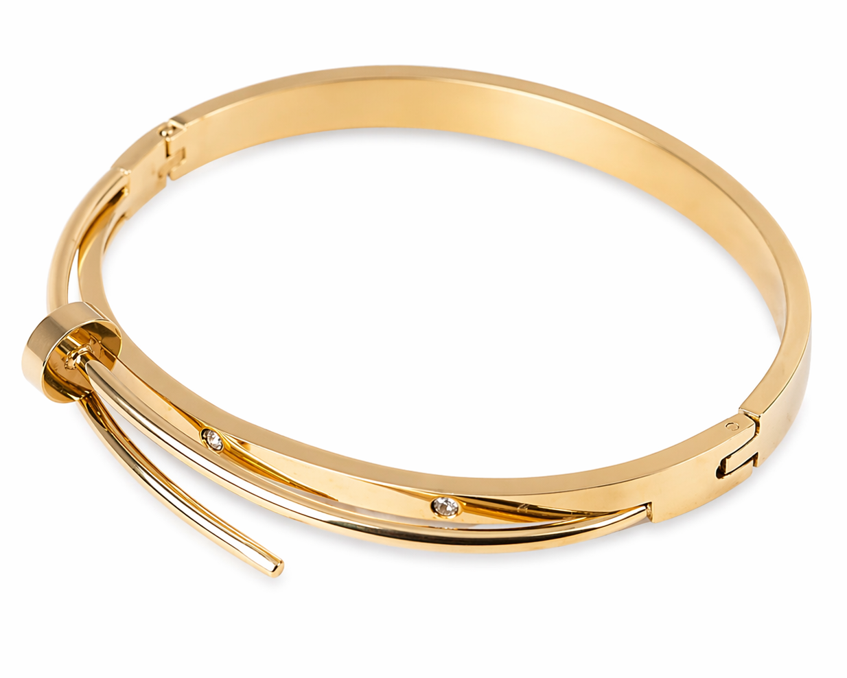 Noémie Armband – Edelstahl mit 18K Goldvergoldung oder in silberfarbener Ausführung – Femmes Collection | Alextra Jewelry