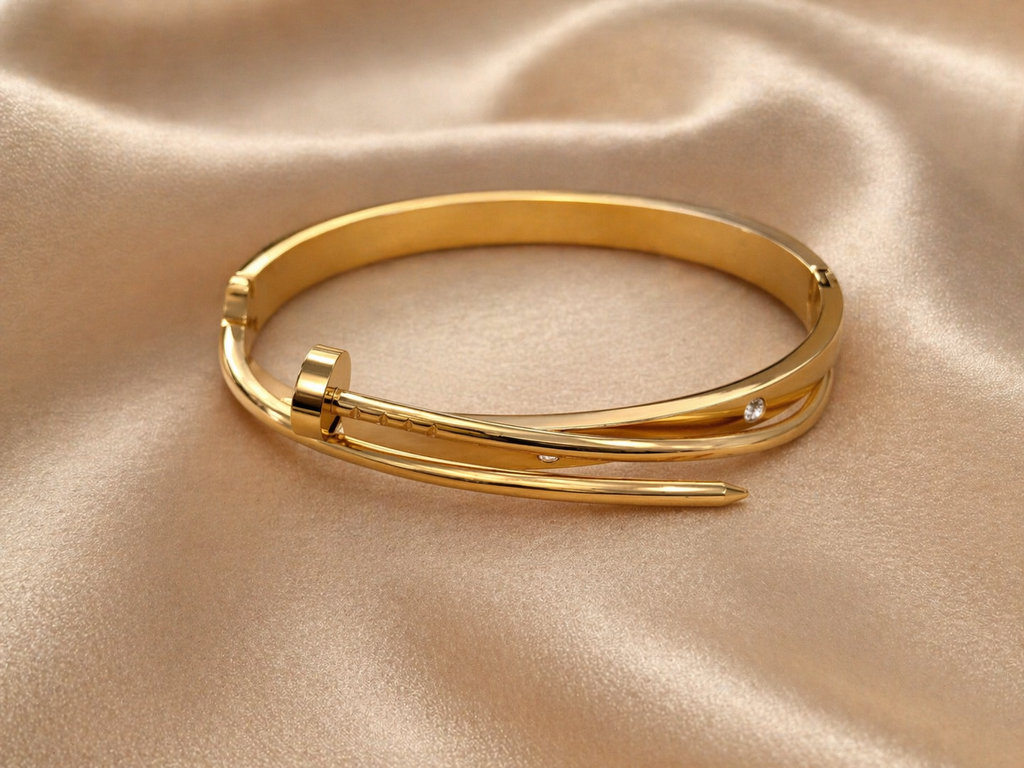 Noémie Armband – Edelstahl mit 18K Goldvergoldung oder in silberfarbener Ausführung – Femmes Collection | Alextra Jewelry