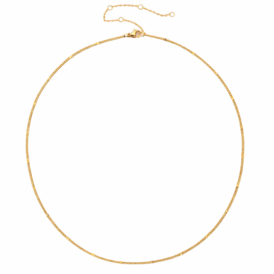 Points Kette – Edelstahl mit 18K Goldvergoldung – Kugelkette | Alextra Jewelry