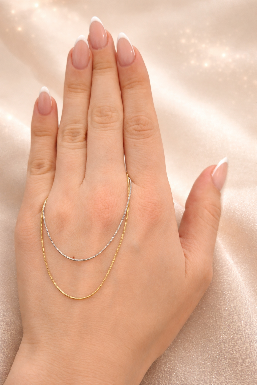 Serpentine Kette – Edelstahl mit 18K Vergoldung und in silberfarbener Ausführung – Schlangenkette | Alextra Jewelry