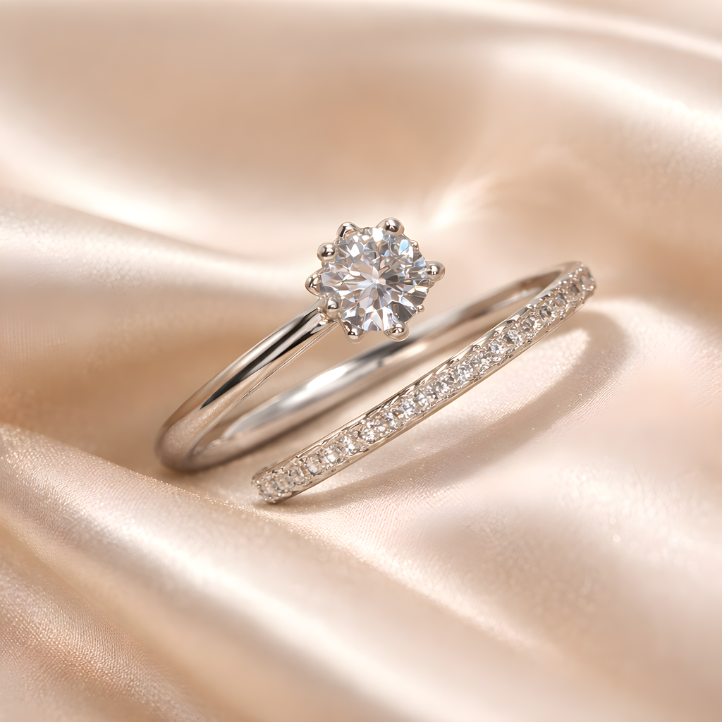 Spirale d'Amour Ring – Edelstahl in silberfarbener Ausführung & Zirkonia – Spiralform | Alextra Jewelry