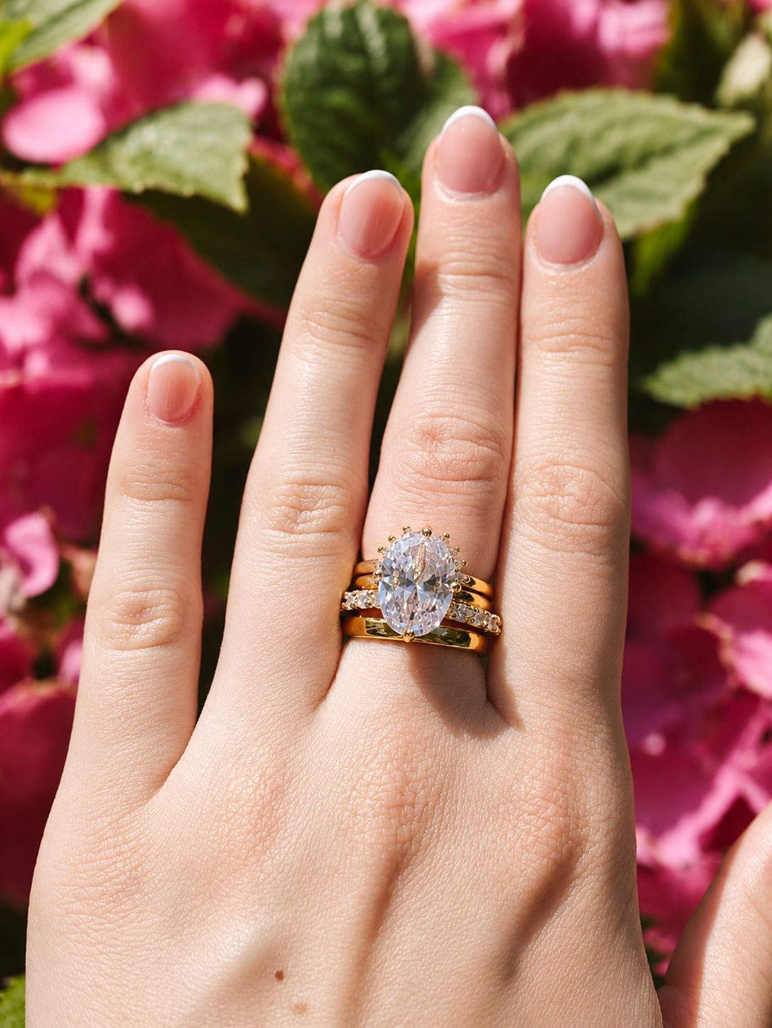 Royal Icon Ring Set – Lifestyle an der Hand