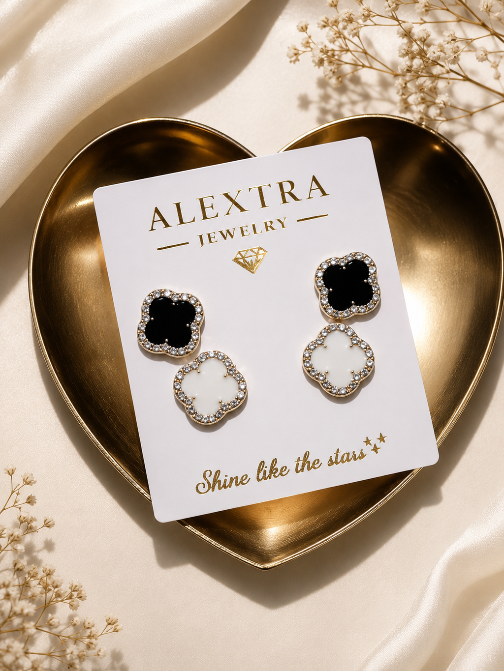 Trèfle Duo Luxe Ohrringe Set