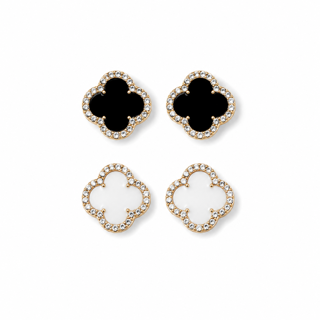 Trèfle Duo Luxe Ohrringe Set