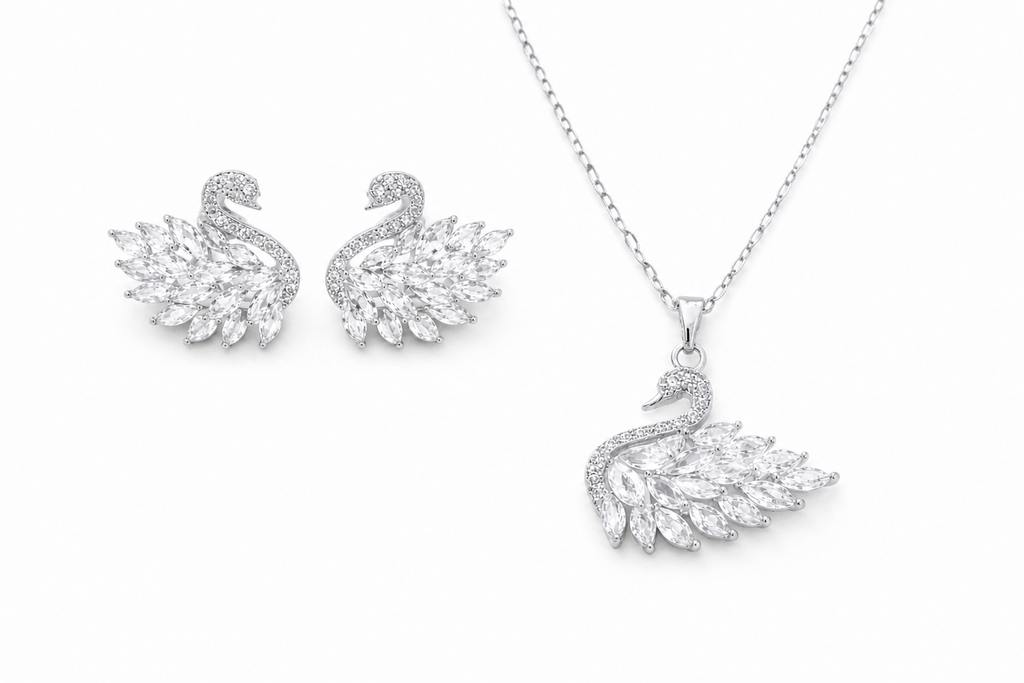 Cygne Éternel Parure – Argent