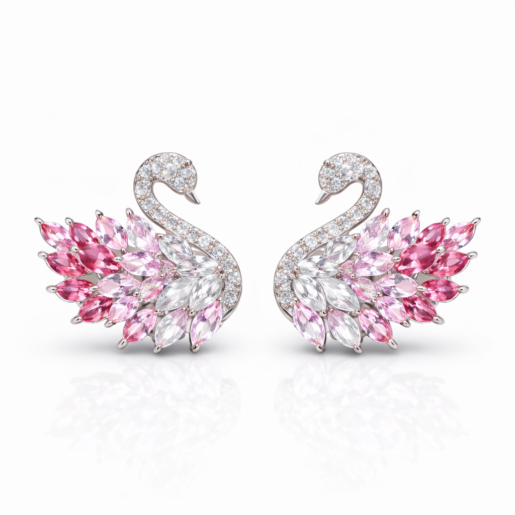 Cygne Éternel – Silber & Rosé