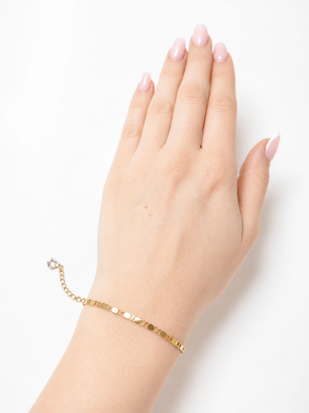 Сhaîne Armband – Goldenes Gliederarmband im Mariner-Stil
