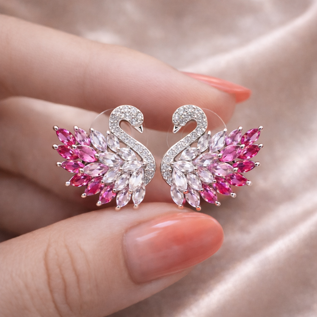 Cygne Éternel – Silber & Rosé