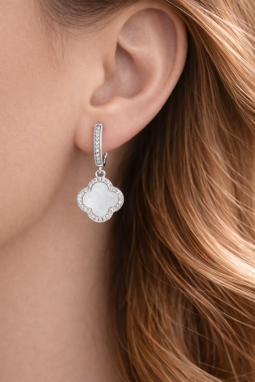 Trèfle Nacré – Silber