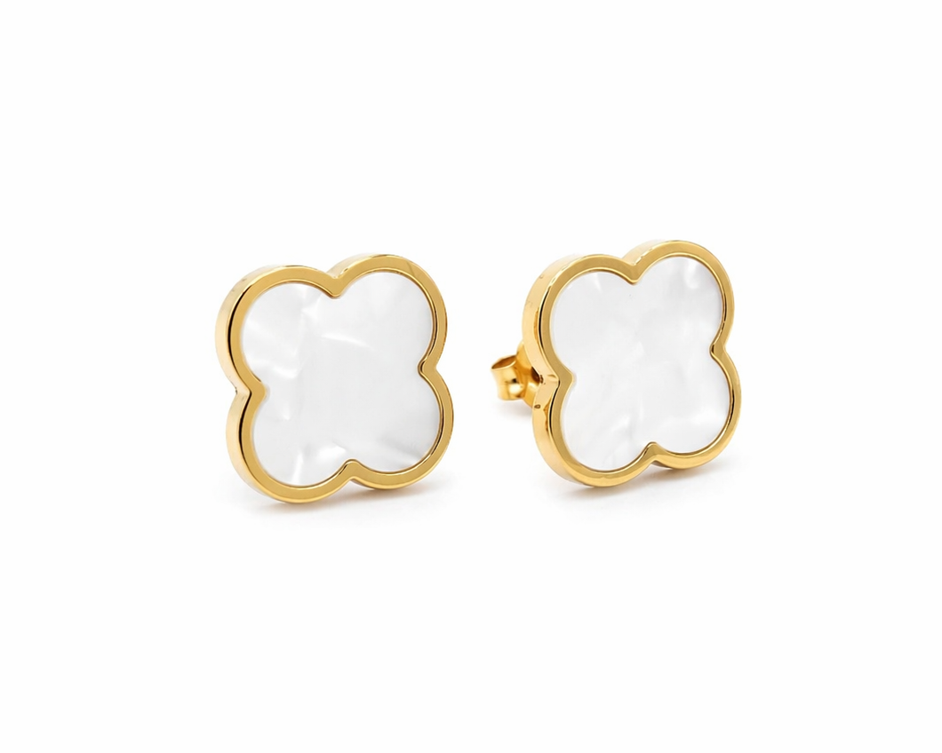 Trèfle Nacré Ohrringe
