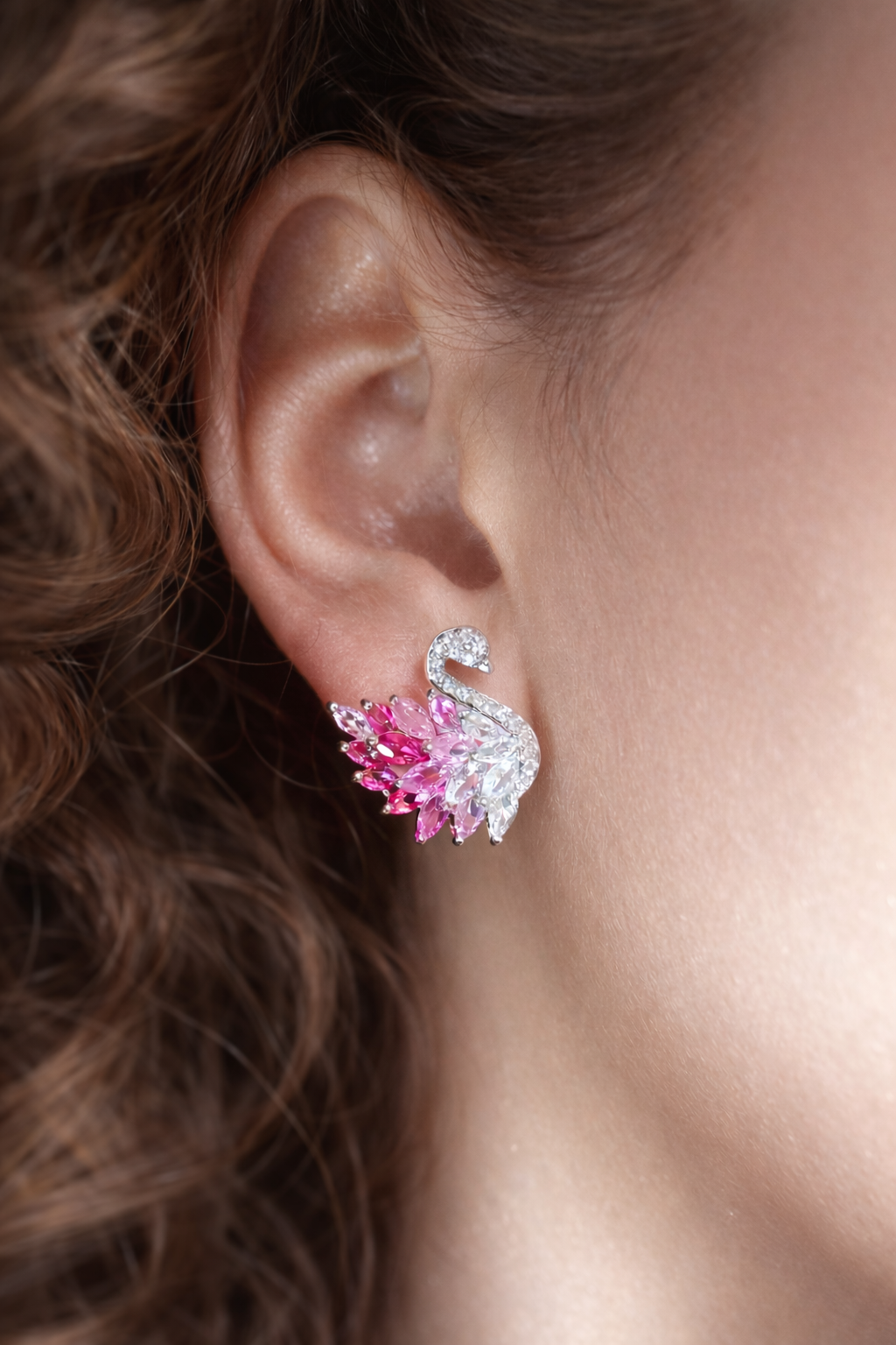 Cygne Éternel – Silber & Rosé