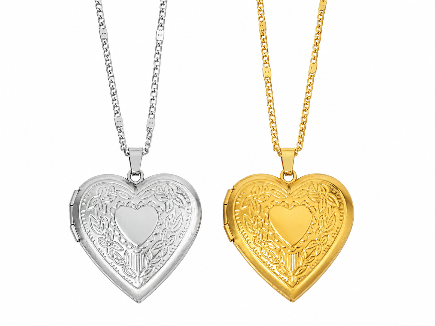 Herzmedaillon Halskette – Öffnender Herzanhänger mit Gravur | Alextra Jewelry