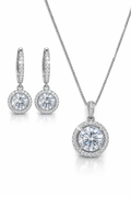 Lumière Éternelle Set – Edelstahl in silberfarbener Ausführung – Zirkonia | Alextra Jewelry